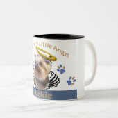 Nickie Momma's Angel-Mok Tweekleurige Koffiemok (Voorkant rechts)