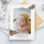 Nickname ontmoeten Baby Butterflies Birth Aankondiging