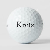 Nickname Persoonlijk Initiaal Eenvoudige Golf Ball Golfballen (Voorkant)