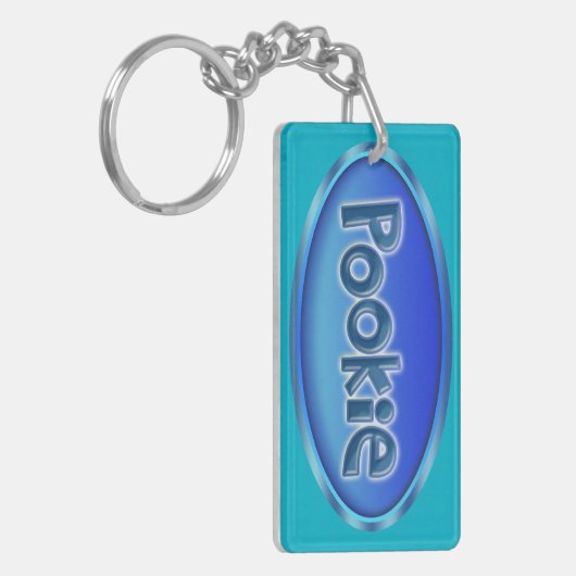 Nickname "Pookie" Sleutelhanger (Voorkant Links)