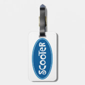 Nickname "Scooter" Bagagelabel (Achterkant verticaal)