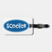 Nickname "Scooter" Bagagelabel (Achterkant horizontaal)