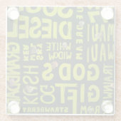 Nicknames Glazen Onderzetter (Achterkant)