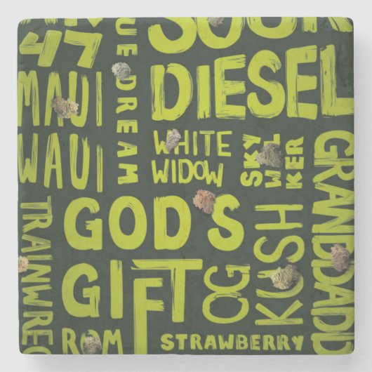 Nicknames Stenen Onderzetter (Voorkant)