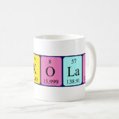 Nickolas periodieke lijstnaam mok (Voorkant rechts)