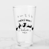Nick's Beer Glass Glas (Voorkant)