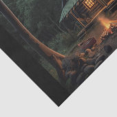 Nicks Cabin Tissuepapier (Detail)