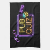 Nick's Pub Quiz Tea Towel Theedoek (Verticaal)