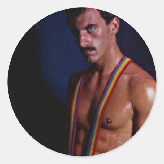 Nick's Shorts Ronde Sticker (Voorkant)