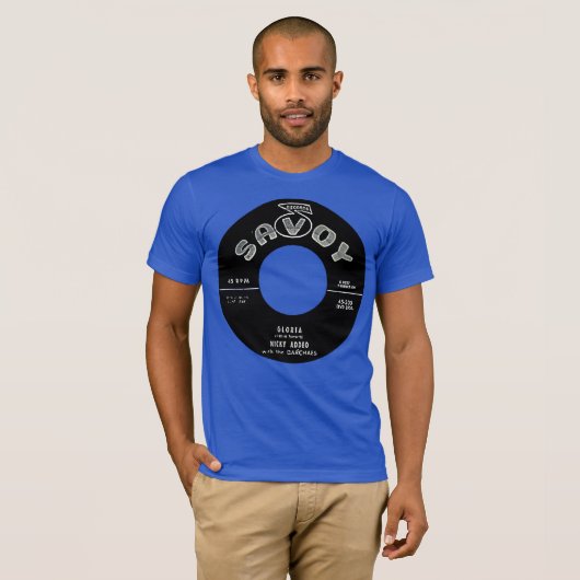 Nicky Addeo - Gloria Record label T-shirt (Voorkant volledig)
