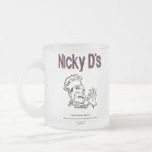 Nicky D's Coffee cup Matglas Koffiemok (Links)