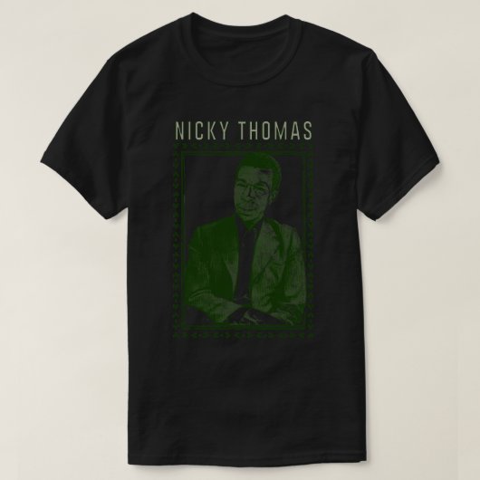 Nicky Thomas 70s Reggae Origineel Ontwerp T-shirt (Design voorkant)