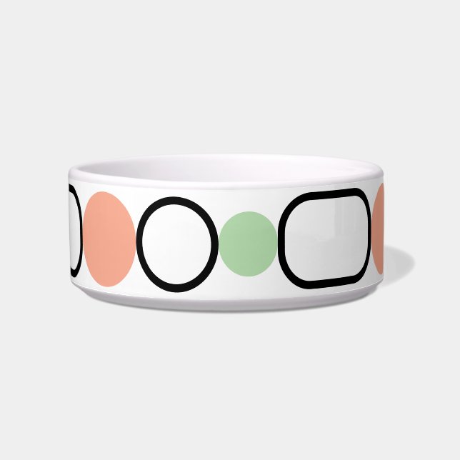 Nicky's Inspiratie Keramische Pet Bowl Voerbakje (Voorkant)