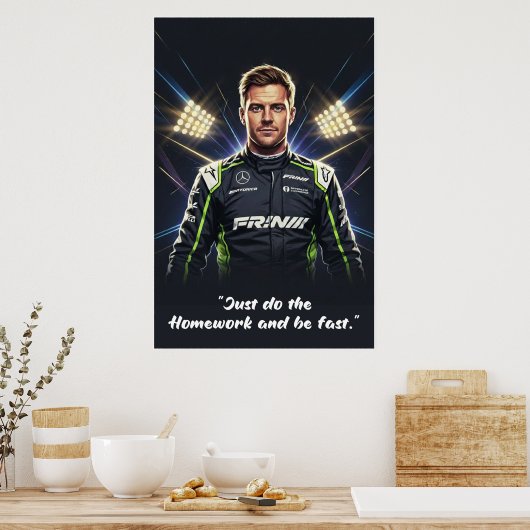 Nico Hülkenberg Poster (Keuken)