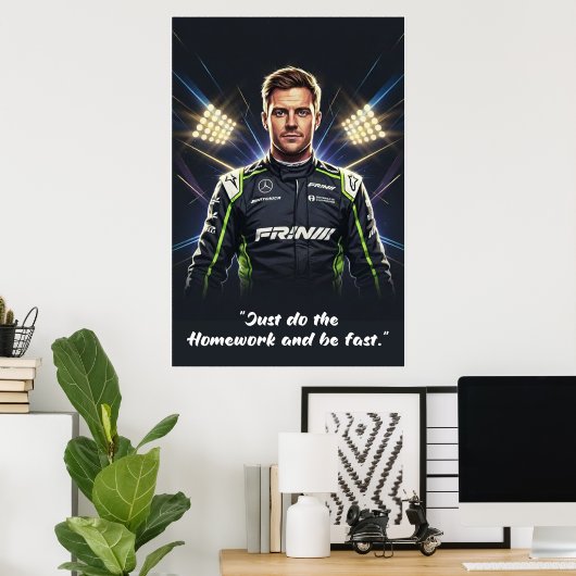 Nico Hülkenberg Poster (Thuiskantoor)