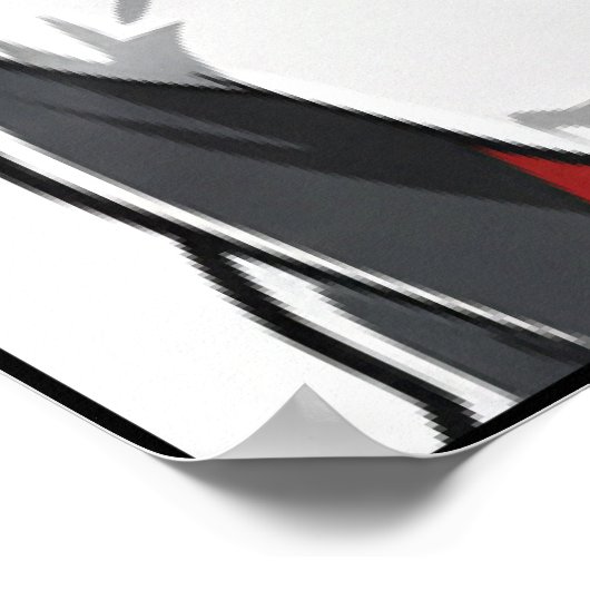 Nico Hülkenberg Racing Vector – Be the Game Change Poster (Hoek)