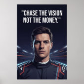 Nico Hülkenberg Racing Vector – Chase the Vision Poster (Voorkant)