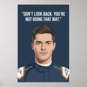 Nico Hülkenberg Racing Vector – Don’t Look Back Poster (Voorkant)