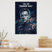 Nico Hülkenberg Racing Vector – Kill the Morgen Poster (Keuken)