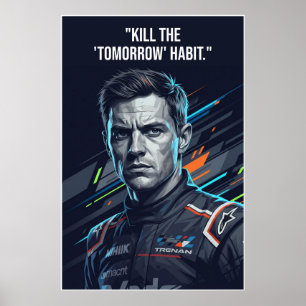 Nico Hülkenberg Racing Vector – Kill the Morgen Poster