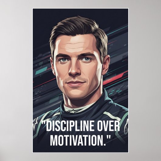 Nico Hülkenberg Racing Vector – Poster (Voorkant)