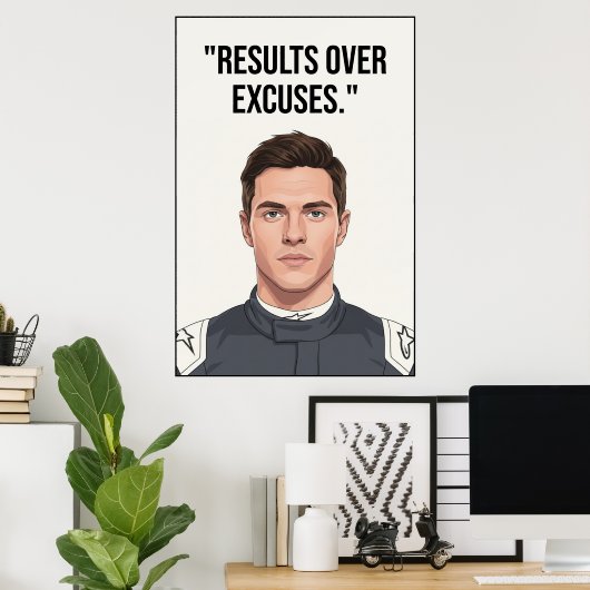 Nico Hülkenberg Racing Vector – Poster (Thuiskantoor)