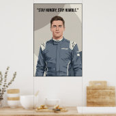 Nico Hülkenberg Racing Vector – Poster (Keuken)