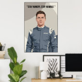 Nico Hülkenberg Racing Vector – Poster (Thuiskantoor)