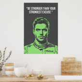 Nico Hülkenberg Racing Vector – Poster (Keuken)