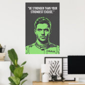 Nico Hülkenberg Racing Vector – Poster (Thuiskantoor)