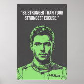 Nico Hülkenberg Racing Vector – Poster (Voorkant)