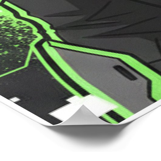 Nico Hülkenberg Racing Vector – Poster (Hoek)