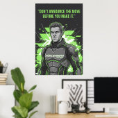 Nico Hülkenberg Racing Vector – Poster (Thuiskantoor)