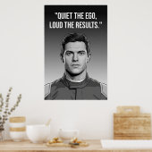 Nico Hülkenberg Racing Vector – Quiet the Ego Poster (Keuken)