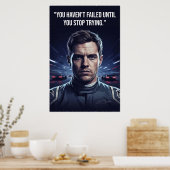 Nico Hülkenberg Racing Vector – You Haven’t Failed Poster (Keuken)