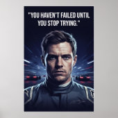 Nico Hülkenberg Racing Vector – You Haven’t Failed Poster (Voorkant)