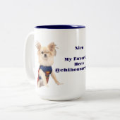 Nico, mijn favoriete held koffiekopje tweekleurige koffiemok (Voorkant links)