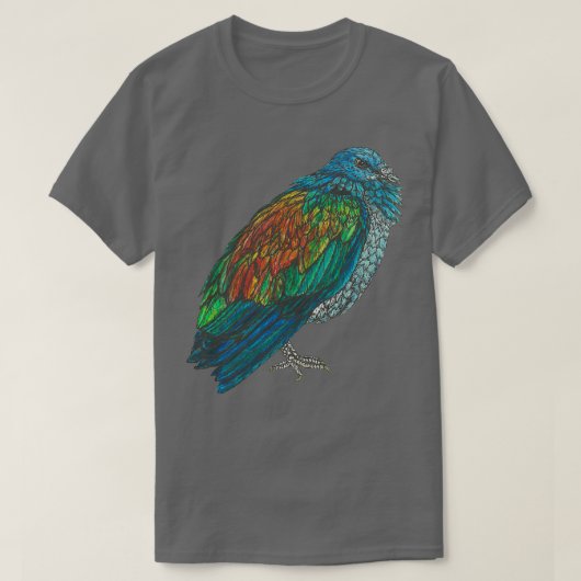 Nicobar Pigeon 6 T-shirt (Design voorkant)