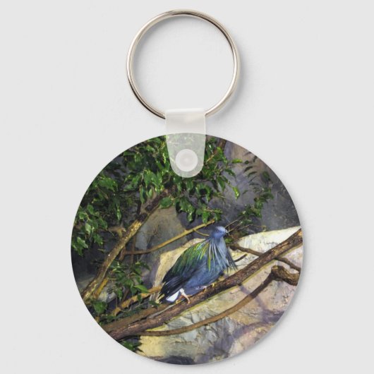 Nicobar Pigeon Sleutelhanger (Voorkant)
