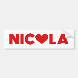 Nicola Love Bumpersticker