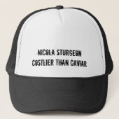 NICOLA STURGEON COSTLIER DAN CAVIAR TRUCKER PET (Voorkant)