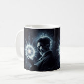 Nicola Tesla Caneca de Café Koffiemok (Voorkant links)