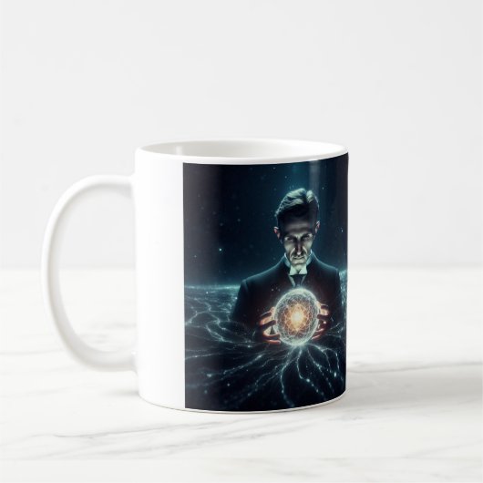 Nicola Tesla Caneca de Café Koffiemok (Links)