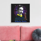 Nicola Tesla Canvas Afdruk (Insitu (Woonkamer))