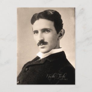 Nicola Tesla Foto Briefkaart