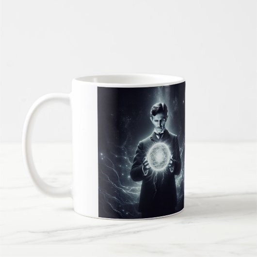 Nicola Tesla  Koffiemok (Links)