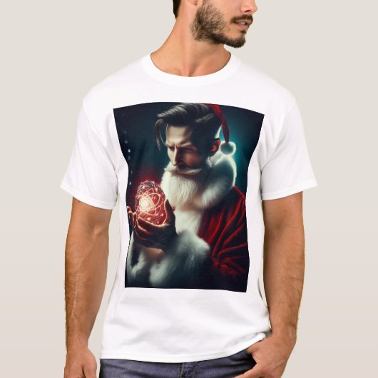 Nicola Tesla natal Camiseta T-shirt (Voorkant)