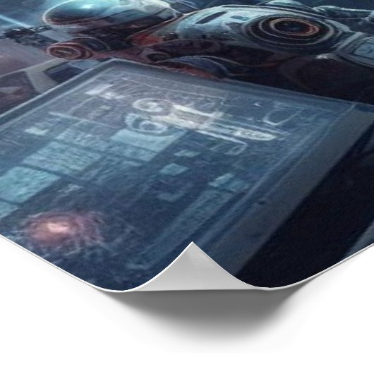 Nicola Tesla  Poster (Hoek)