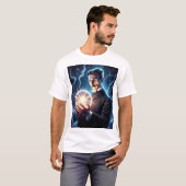 Nicola Tesla T-shirt (Voorkant volledig)