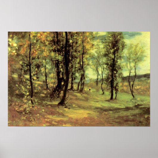 Nicolae Grigorescu - bosaanzuivering Poster (Voorkant)
